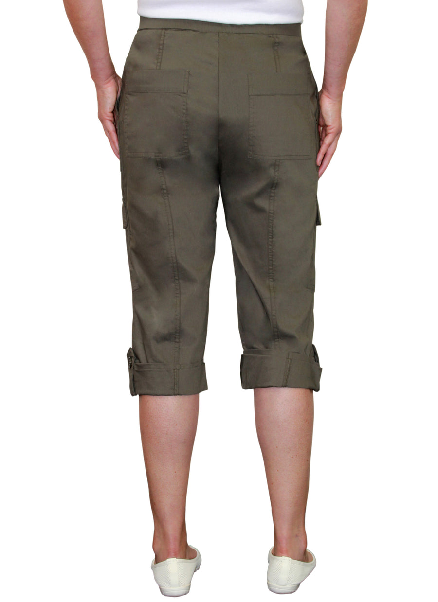 Buy VITryst-Women Summer Elastic Bottom 3/4 Cargo Pants US X-Small=China  Small White at Amazon.in